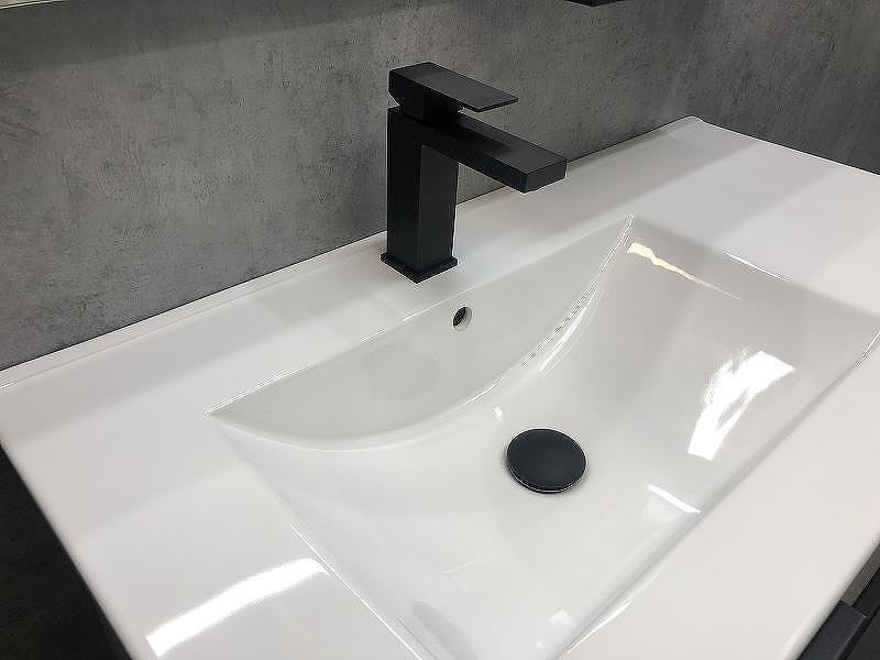 Тумба с раковиной Comforty Дюссельдорф 90 00-00004093 Дуб дымчатый, купить, цена, заказать, магазин, доставка, скидка, промокод, купить, цена, заказать, магазин, доставка, скидка, промокод