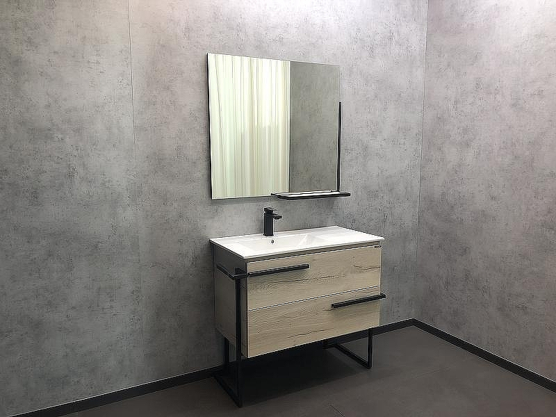 Тумба с раковиной Comforty Дюссельдорф 90 00-00004093 Дуб дымчатый, купить, цена, заказать, магазин, доставка, скидка, промокод, купить, цена, заказать, магазин, доставка, скидка, промокод